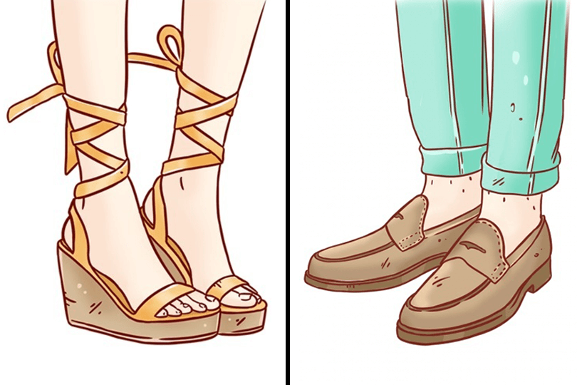 yazlik ayakkabi kullanimi