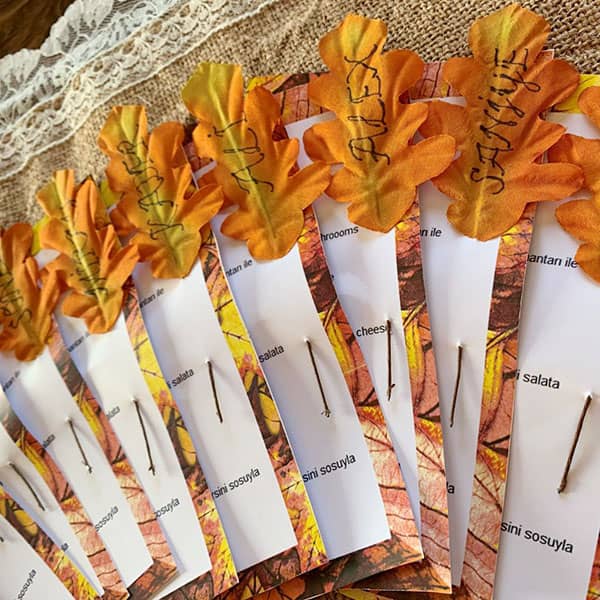 sonbahar sofrasi fikirleri